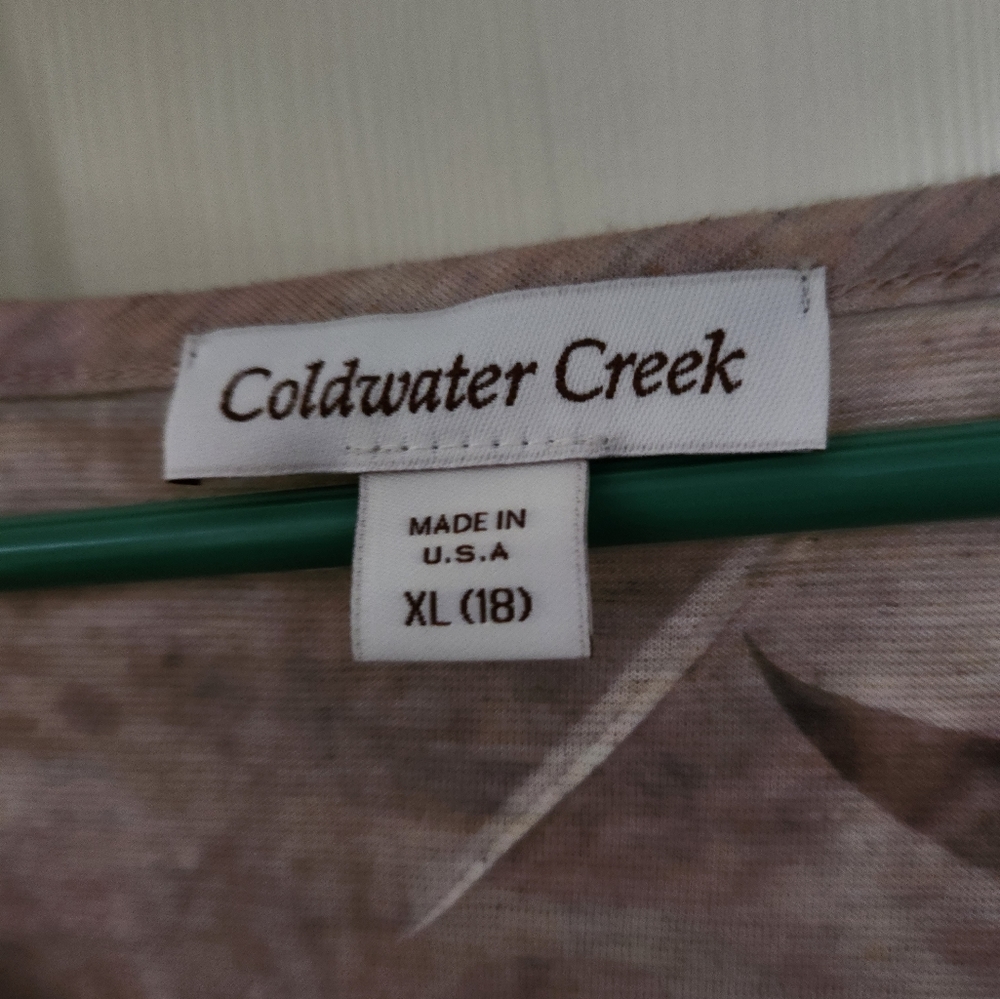 XL Coldwater Creek burnout top. New with tags. - Picture 4 of 6